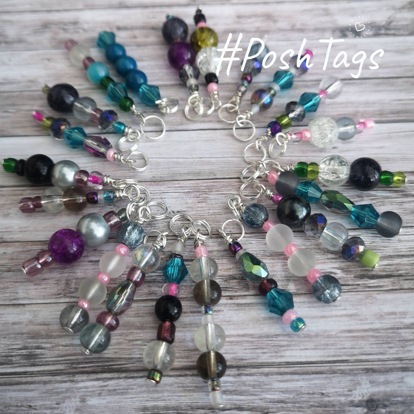 This mummy/grandma/nana/nanny/granny belongs to with handmade unique beaded charm gift mother's day birthday keepsake keyring #PoshTags
